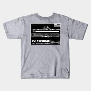 USS YORKTOWN Kids T-Shirt